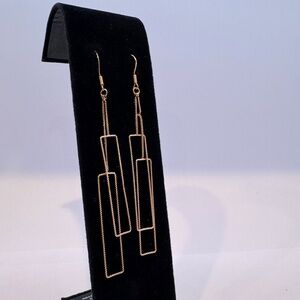 Long Bar Drop Earrings
